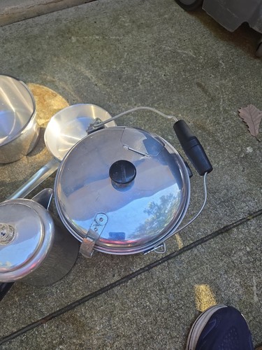 Vintage mirro aluminum - aluminum, camp