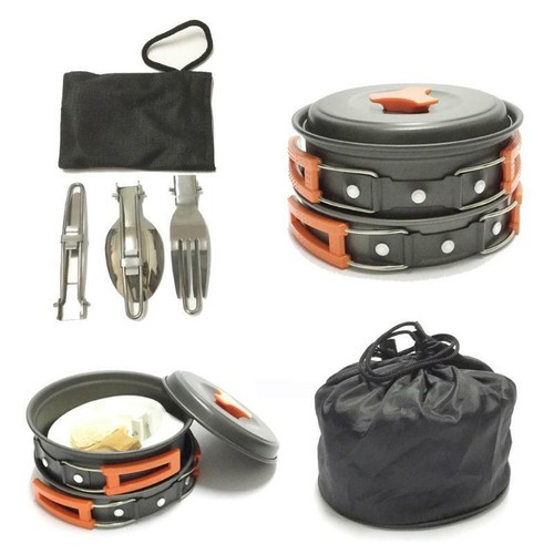 Piece camping cookware set - 12,