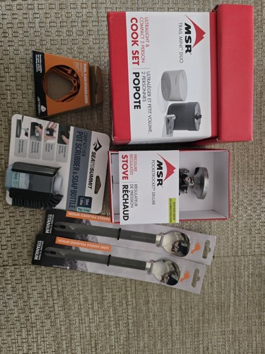 Backpacking cook set for - set,